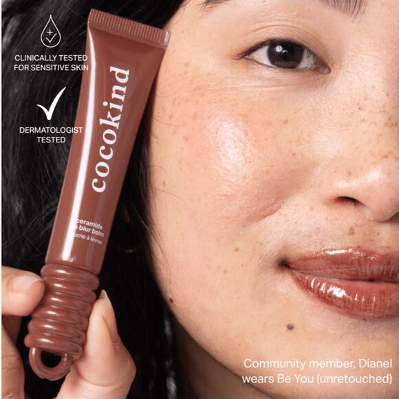 Cocokind Ceramide Lip Blur Balm | Be You (Rich Brown) | NEW MAKEUP - Picture 1 of 6